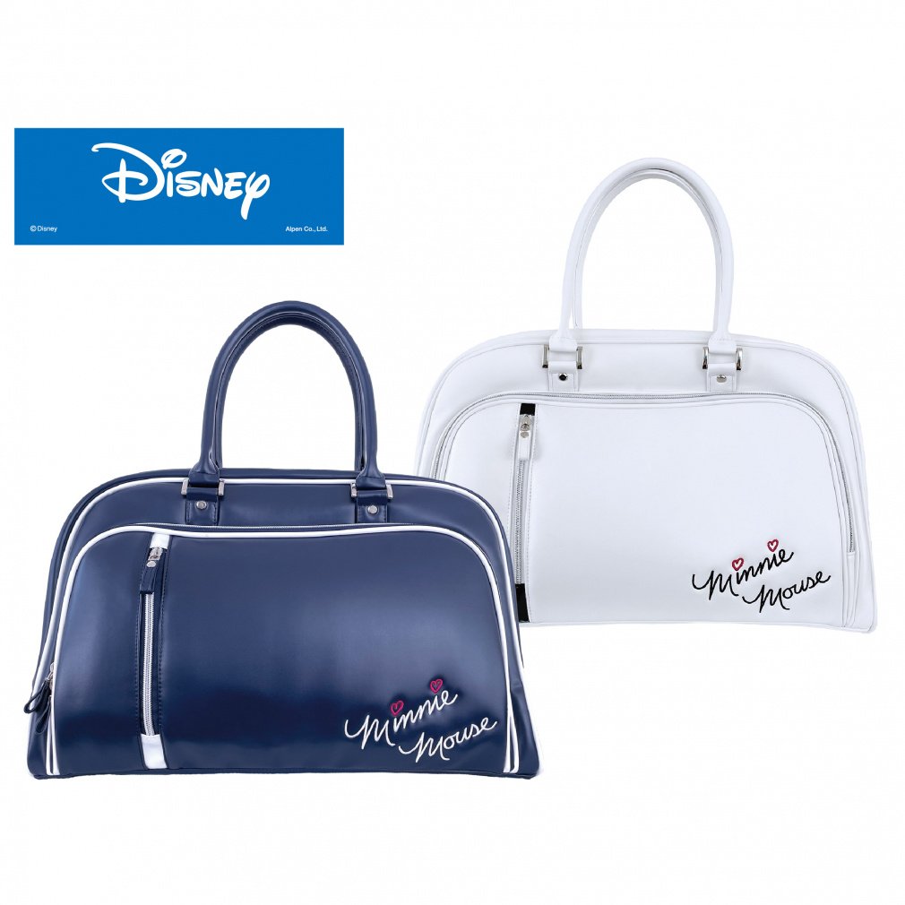 ディズニー レディース ボストンバッグ DN-0B2003BB シューズ収納付き ミニーマウス ゴルフ ボストンバッグ Disney
