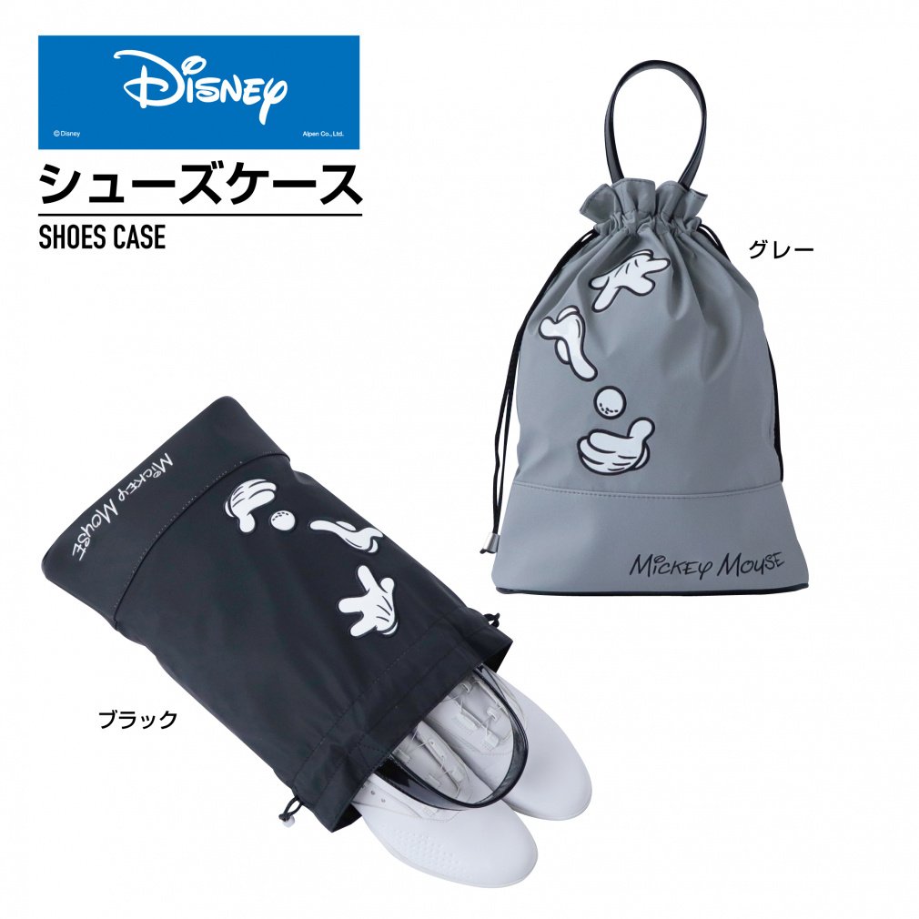 ディズニー レディース PU 袋型 シューズケース 巾着 ゴルフ DN-0B2002SC ゴルフ シューズケース Disney