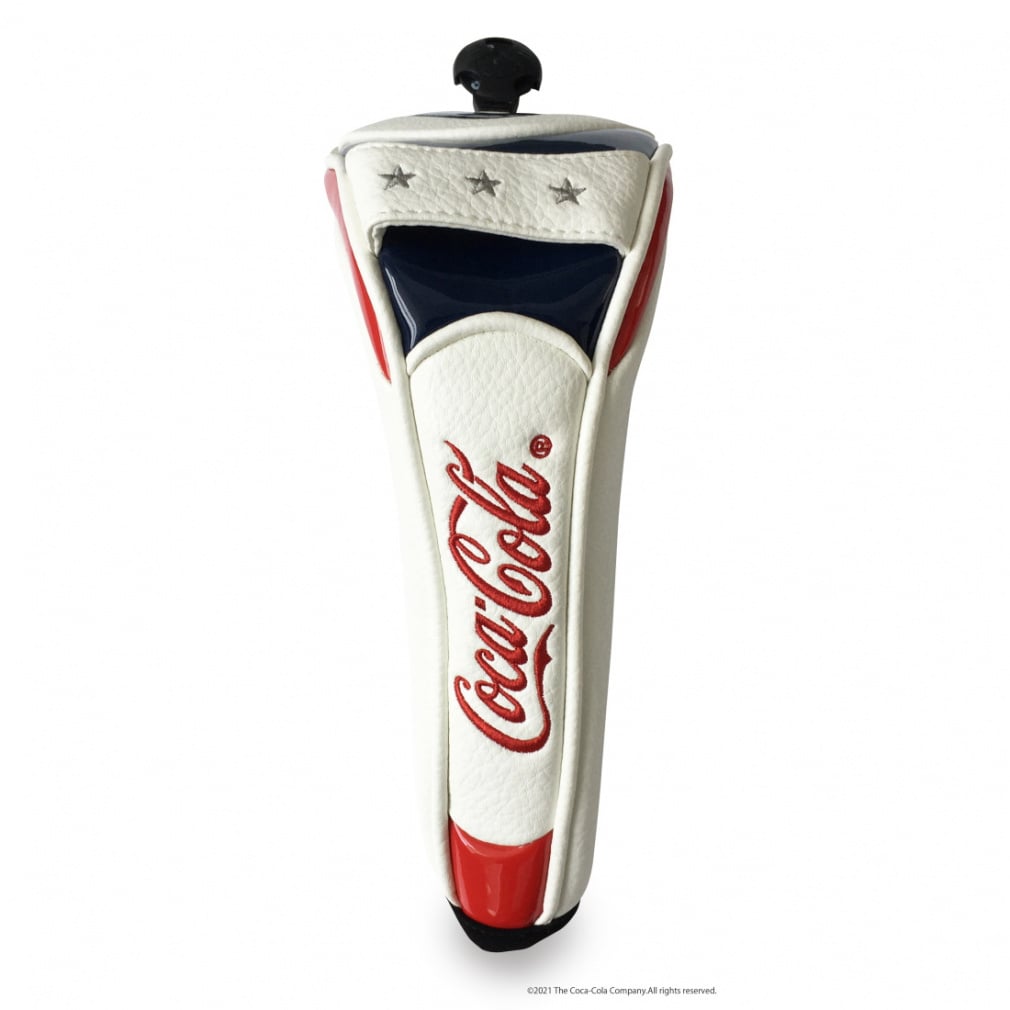 マグネット式ヘッドカバー フェアウェイウッド用(ホワイト-FREE)