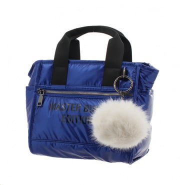 ファーポンチャーム付き合繊カートバッグ 7585281102