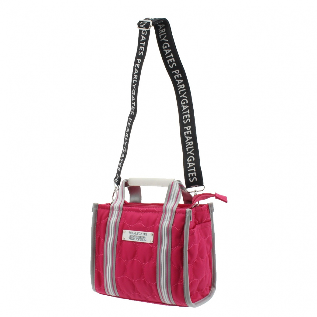 新品 未使用 パーリーゲイツ カートバッグ LoveGOLFシリーズ ピンク パーリーゲイツ LoveGOLF with TENNIS カートBAG (0534181505) ゴルフ