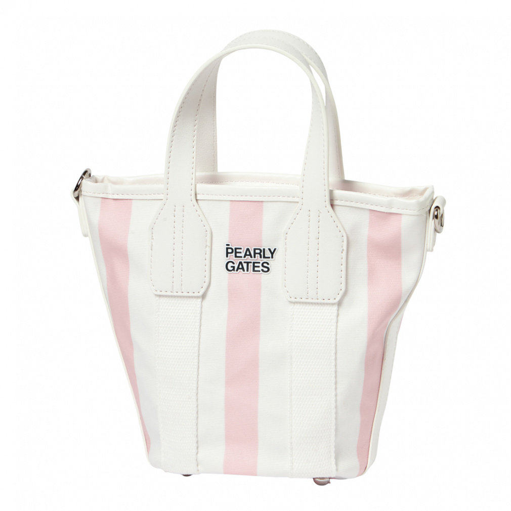 PEARLY GATES ストライプカートバッグ PEARLY GATES GATESピンストライプ柄裏毛カートバッグ (UNISEX