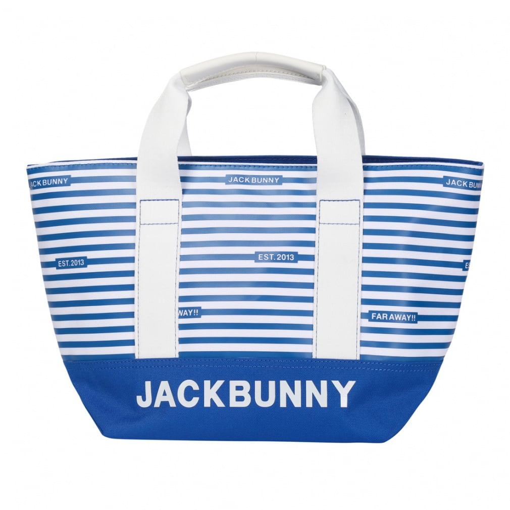 新品　JACKBUNNY トートバッグ ブルー ジャック バニー ボーダーカートバッグ (2624181509) ゴルフ ポーチ