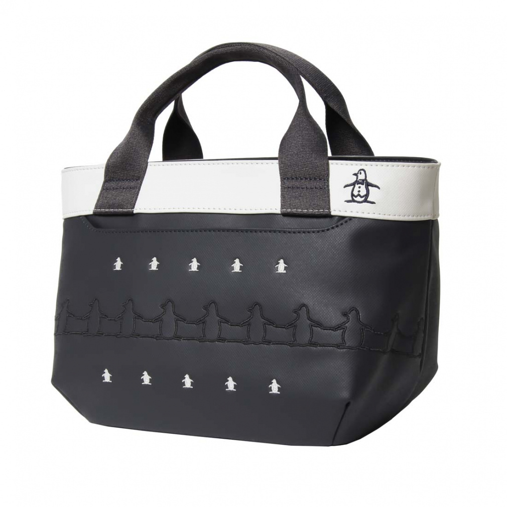 【新品】マンシング高級ナイロンバッグ マンシング_合皮素材ペンギン刺繍カートバッグ MG5FTT42L｜Alpen