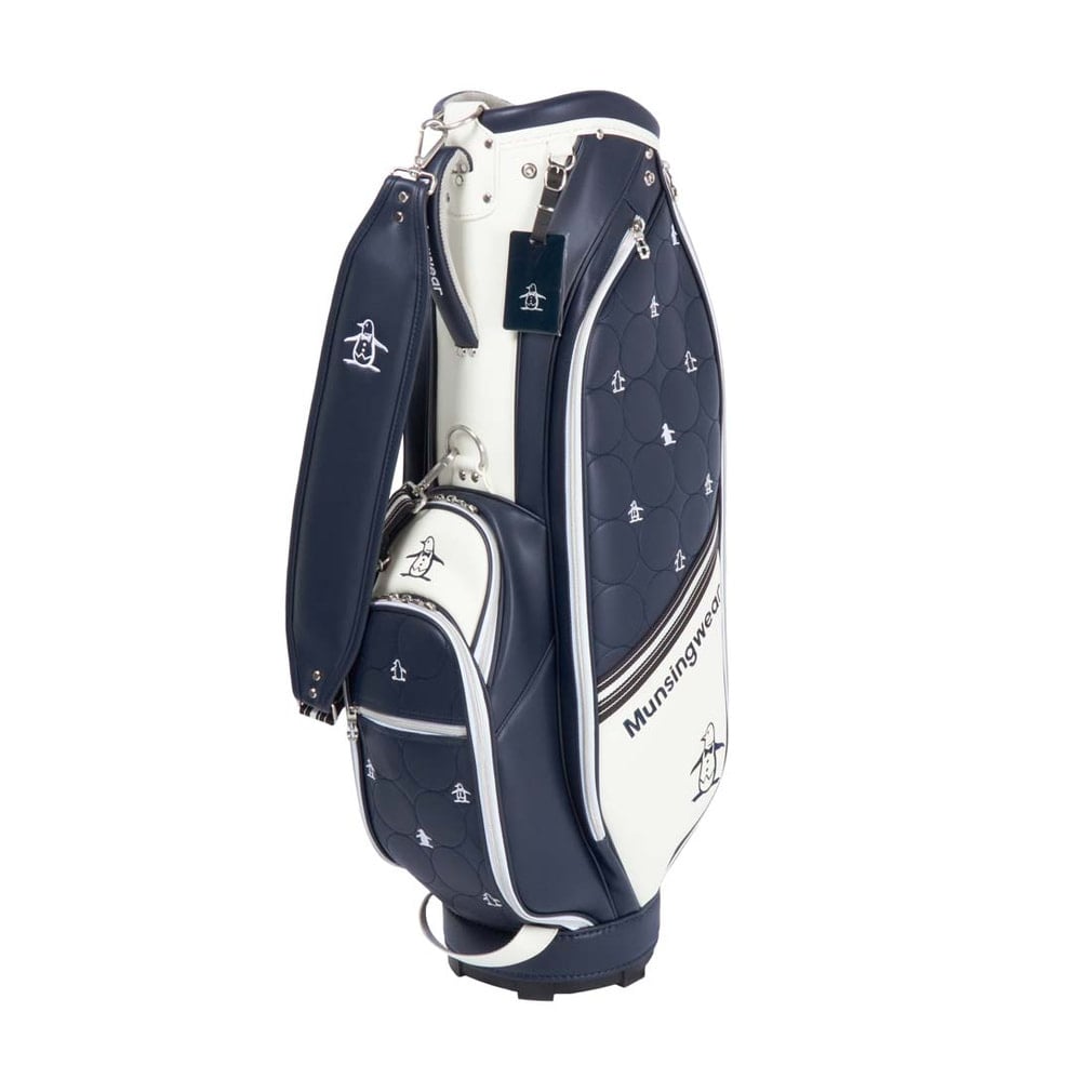 8.5 ペンギンドットキャディバッグ MG6SCB05L(ネイビー-8.5)