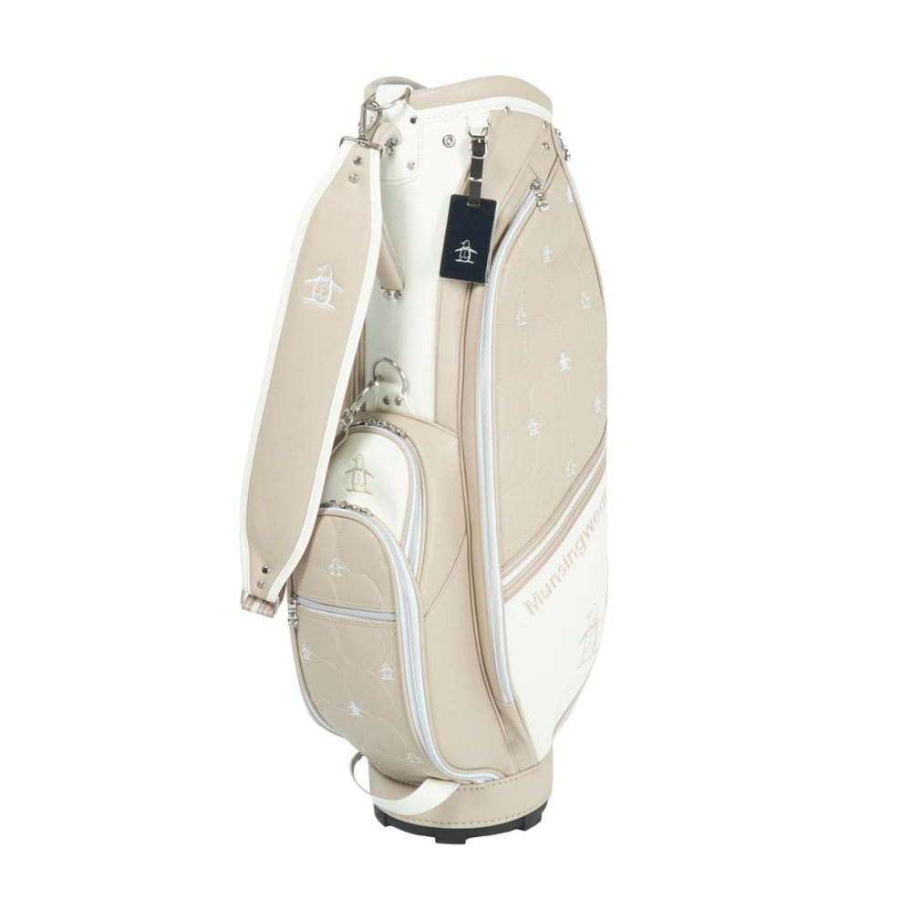 【別注】8.5 ペンギンドットキャディバッグ MG6SCB05LB(ベージュ-8.5)