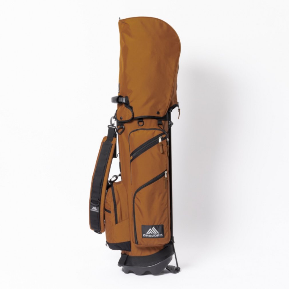 【新品未使用】GREGORY グレゴリー クラシックキャディバッグ ブラウン グレゴリー クラシックキャディバッグ 9型 スタンド (1419421768