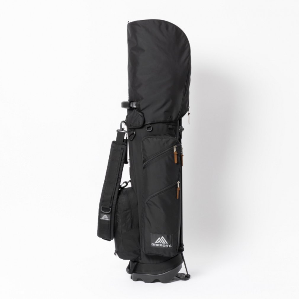 キャディバッグ ブラック/ブラウンセットです グレゴリー クラシックキャディバッグ 9型 スタンド (1419421768