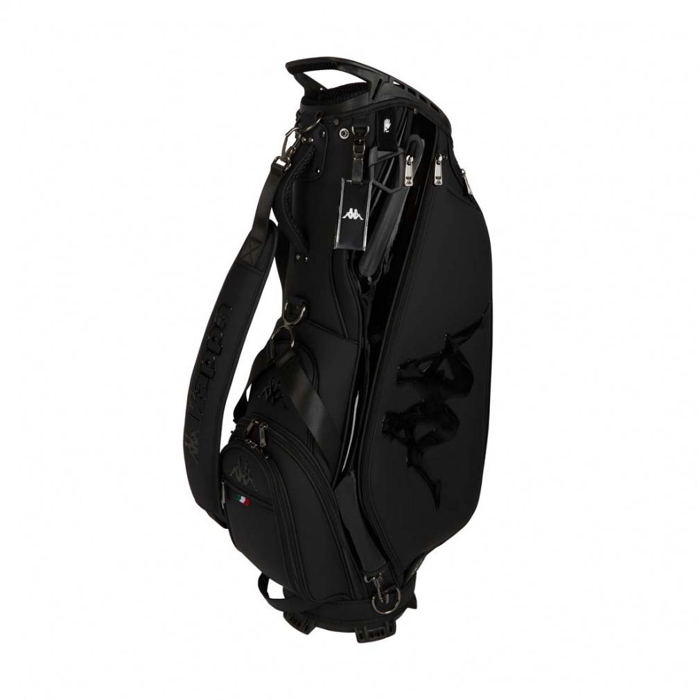 kappa カッパ スタンド キャディバッグ ヘッドカバー まとめ売り ブラック kappa カッパ スタンド キャディバッグ ヘッドカバー まとめ売り