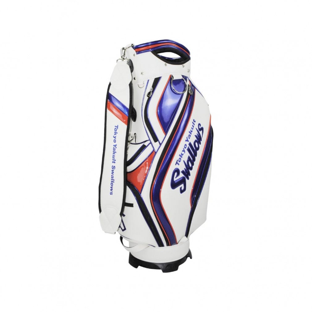 ヤクルトスワローズ キャディーバック (YSCB-5418) ゴルフ キャディバッグ 9.5型