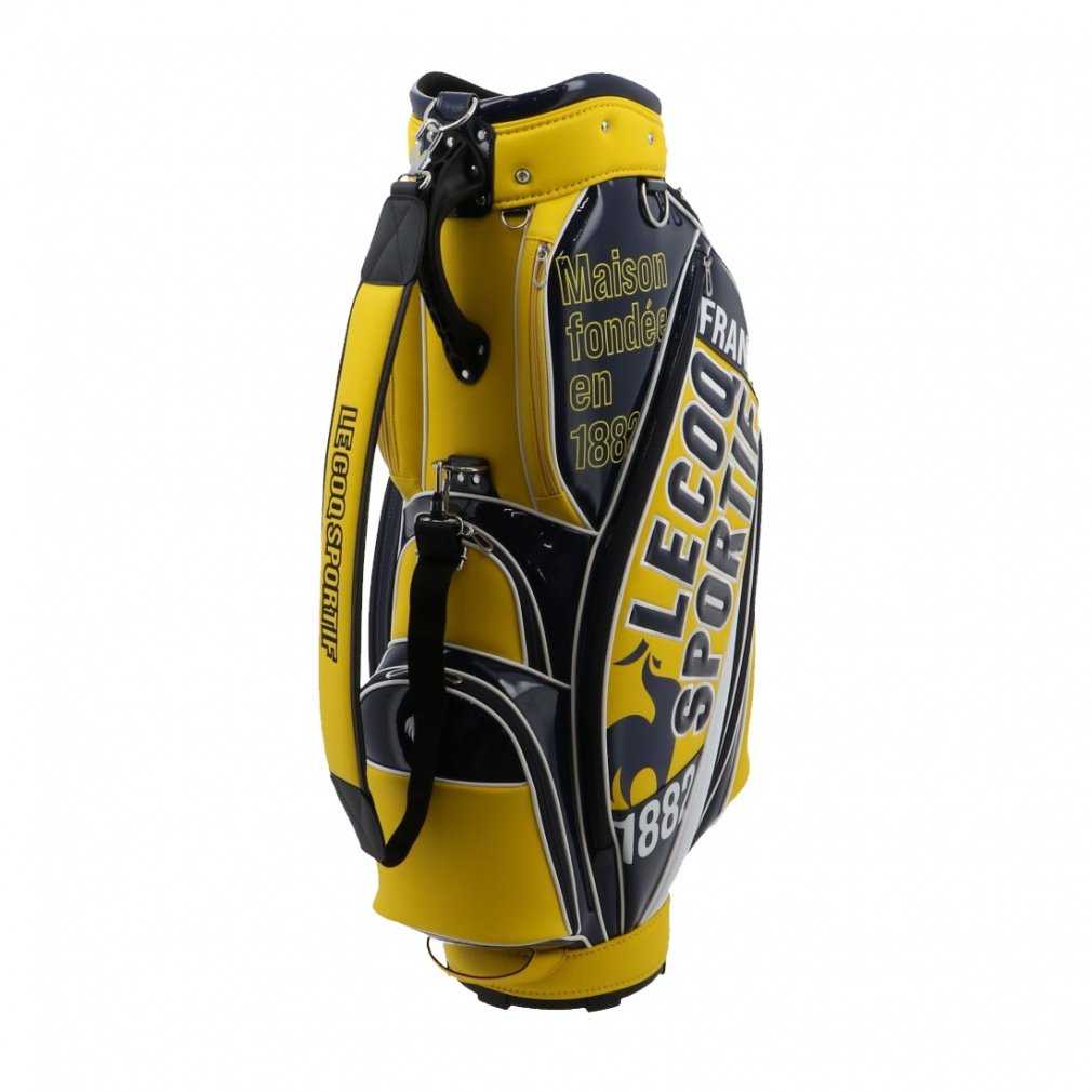 ルコックスポルティフ ゴルフ グラフィックデザイン 大口径CB (LG5SCB02M) ゴルフ キャディバッグ 9.5型 le coq sportif GOLF
