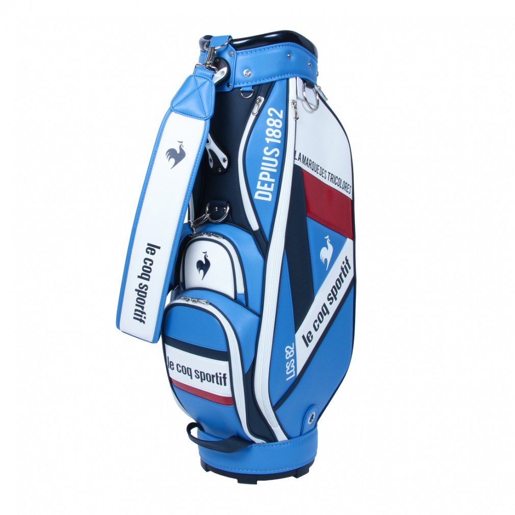 ルコックスポルティフ ゴルフ アーカイブデザイン 大口径キャディバッグ 9.5型 (LG5FCB01M) ゴルフ キャディバッグ 9.5型 le coq sportif GOLF