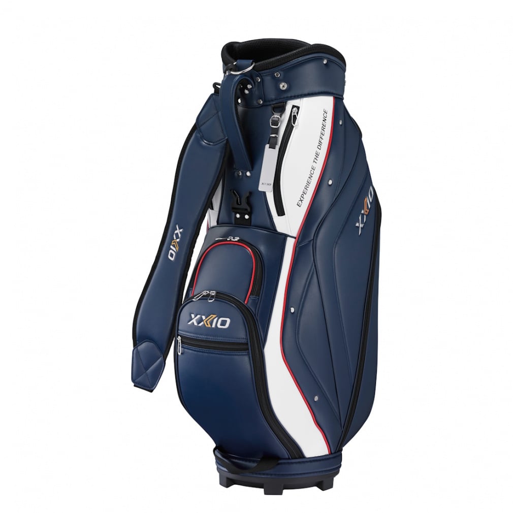 超軽量モデルキャディバック GGCX164(ネイビー×ホワイト-9.5)