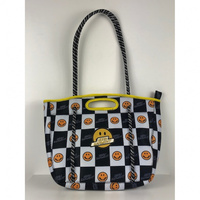 HORN GARMENT ボストンバッグ ブラック イエロー 星柄 HORN GARMENT ボストンバッグ ブラック イエロー 星柄