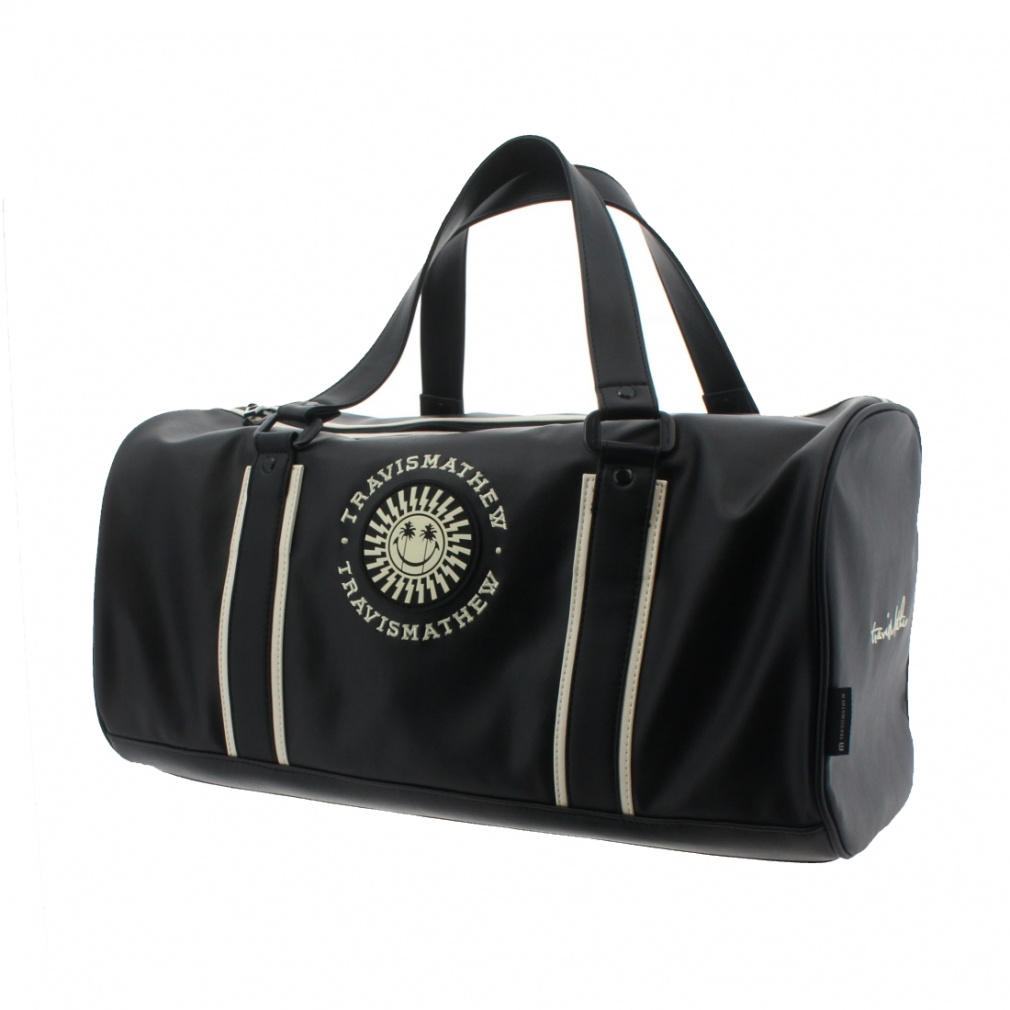 gBX}V[ TM PU MOTIF BOSTON BAG (7AK901) St {XgobO TravisMathew
