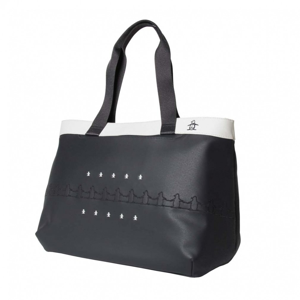 マンシングウェア レディース マンシング_合皮素材ペンギン刺繍トートバッグ (MG5FTT02L) ゴルフ ボストンバッグ Munsingwear