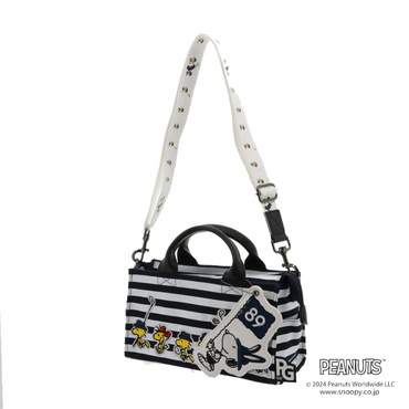 SNOOPY トートバッグ ボーダー柄 UNISEX 053-4181531