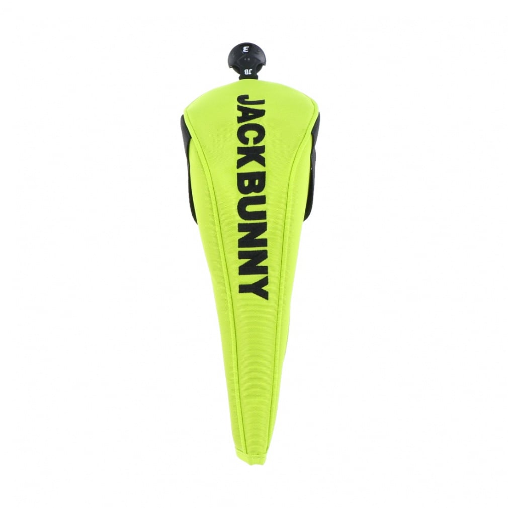 ロゴファスナー キャディバッグシリーズ フェアウェイ用 ヘッドカバー 2623984742(イエロー)