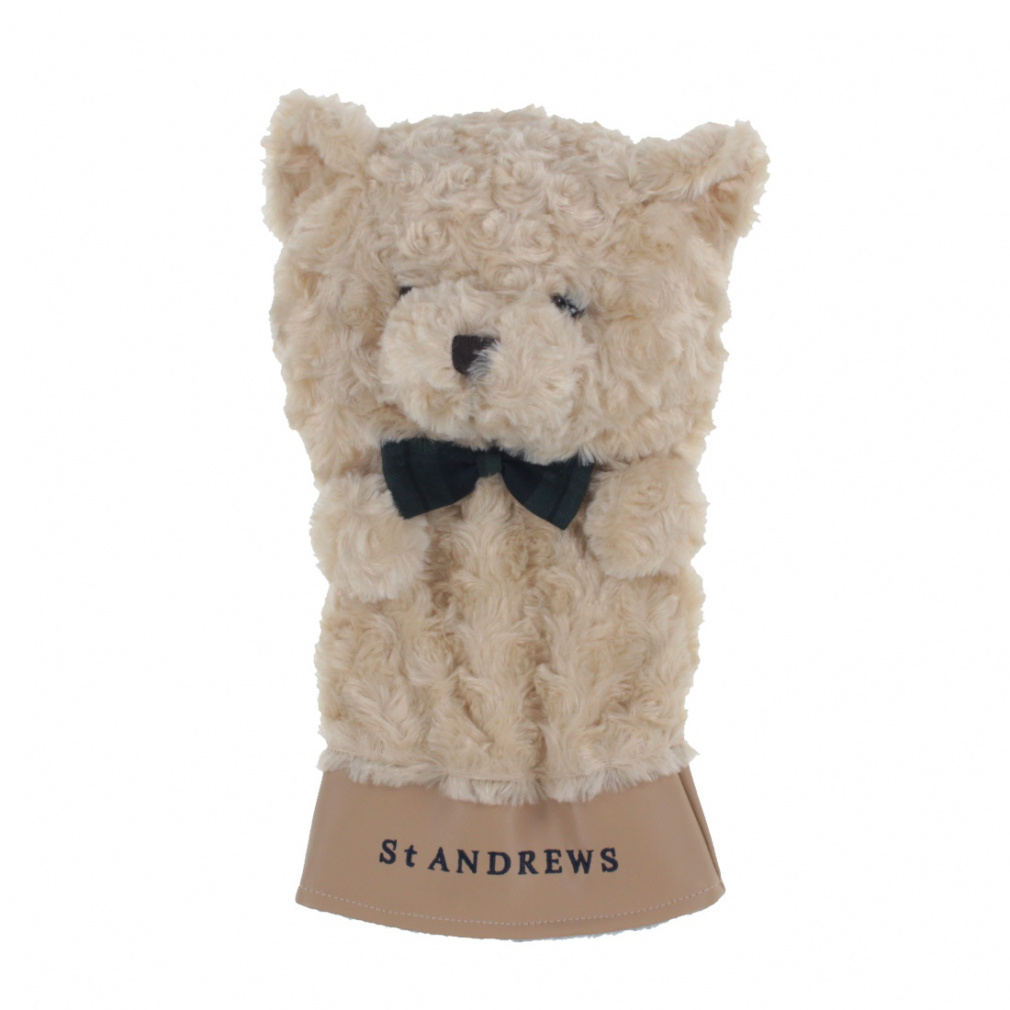 テディベアフェイスヘッドカバーDR用 0426984312(ベージュ)