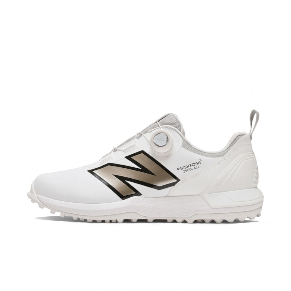 ニューバランス ゴルフシューズ FreshFoam X 2500 v4 (UGS25002E) メンズ ゴルフ ダイヤル式スパイクレスシューズ 2E New Balance