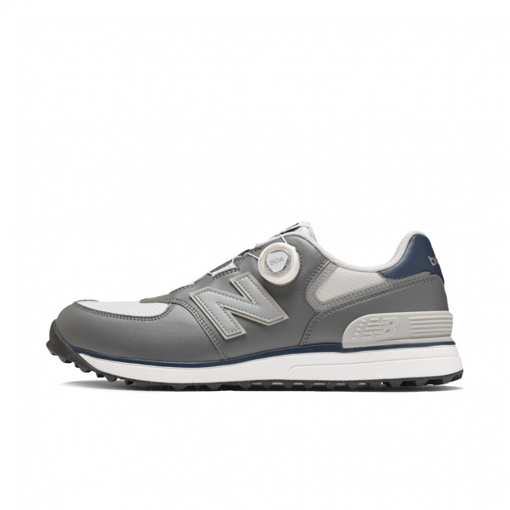 【新品未使用】New Balance 574 グレー ゴルフシューズ 楽天市場】ニューバランス 574 グレー（ゴルフ｜スポーツ