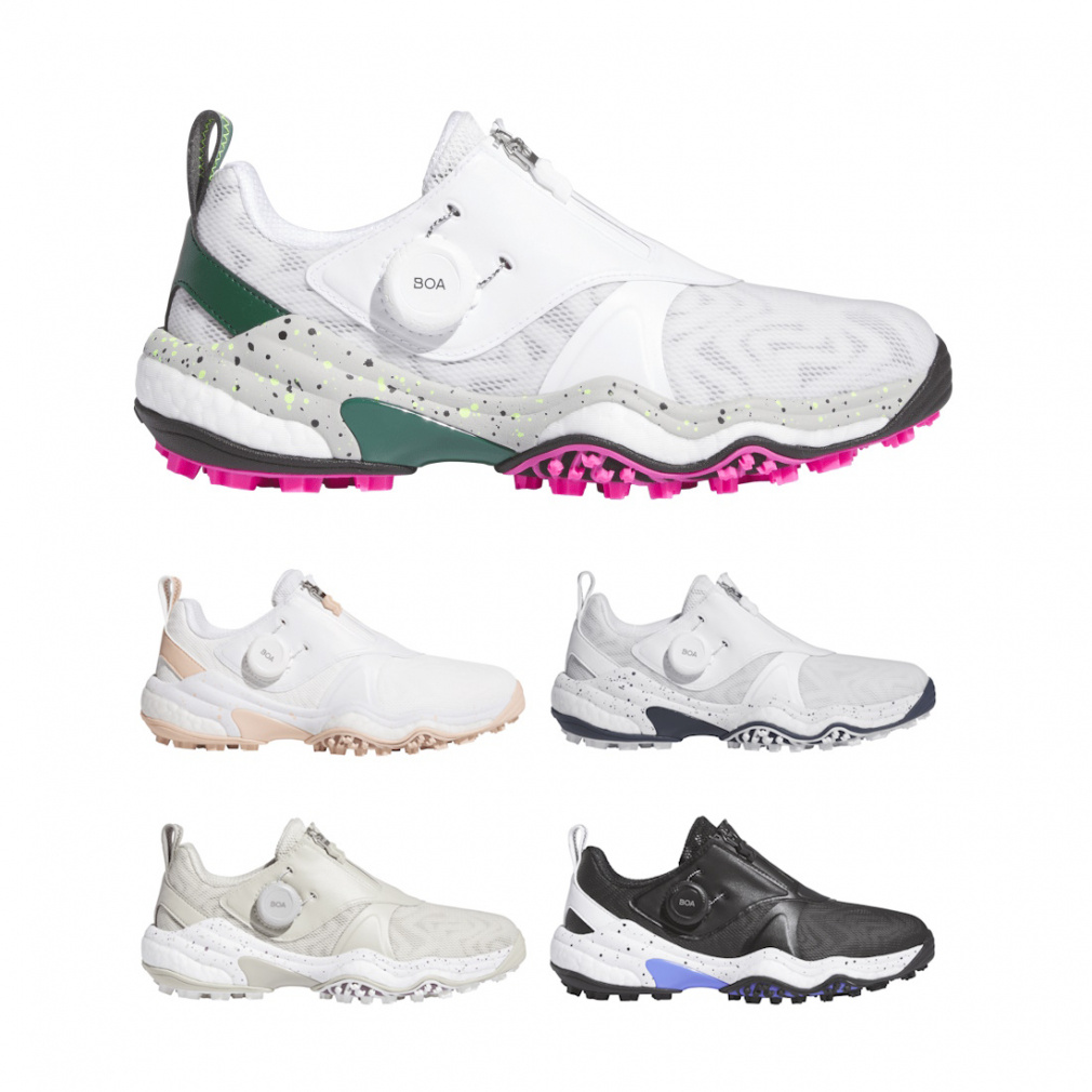 アディダス ゴルフシューズ レディース ウィメンズ コードカオス 25 ボア ゴルフ ダイヤル式スパイクレスシューズ 2E adidas