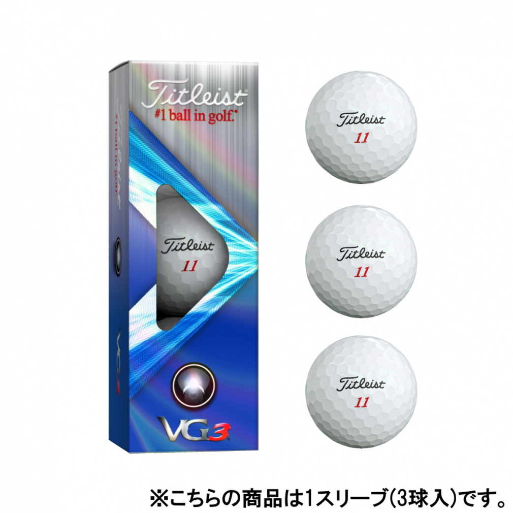 �^�C�g���X�g VG3 RAINBOW PEARL 22 ���C���{�[�p�[�� (6665006362) 1�X���[�u(3����) �S���t ���F�� Titleist