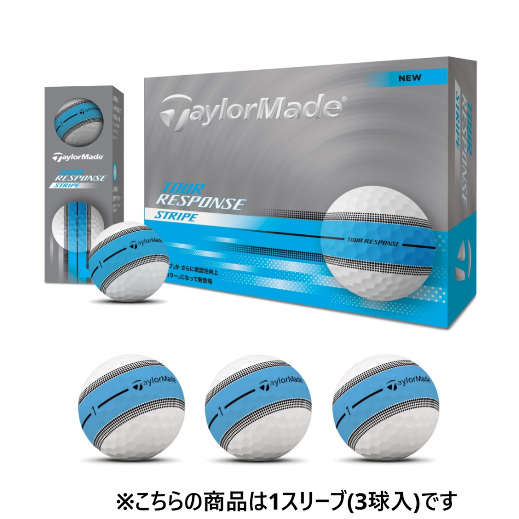 e[[Ch TOUR RESPONSE Stripe NEON BLUE (N9527101) 1X[u(3) St F TaylorMade