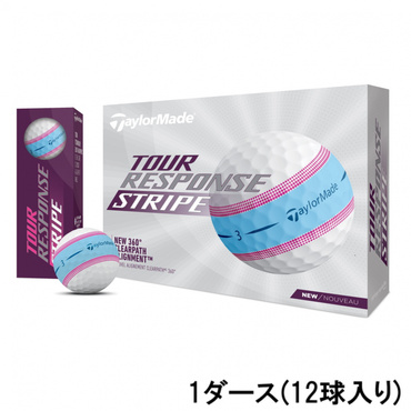 1ダース TMJ23 Tour Response STRIPE ブルーピンク N9506801