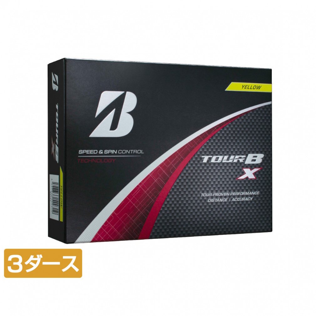 B*5様 ブリヂストン TOUR B X イエロー ホワイト ゴルフ TOUR B X Just-in Alignment YELLOW EDITION（イエロー） [1