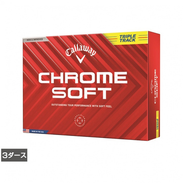 キャロウェイ クロムソフト CHROME SOFT 24 YELLOW TRIPLE TRUCK