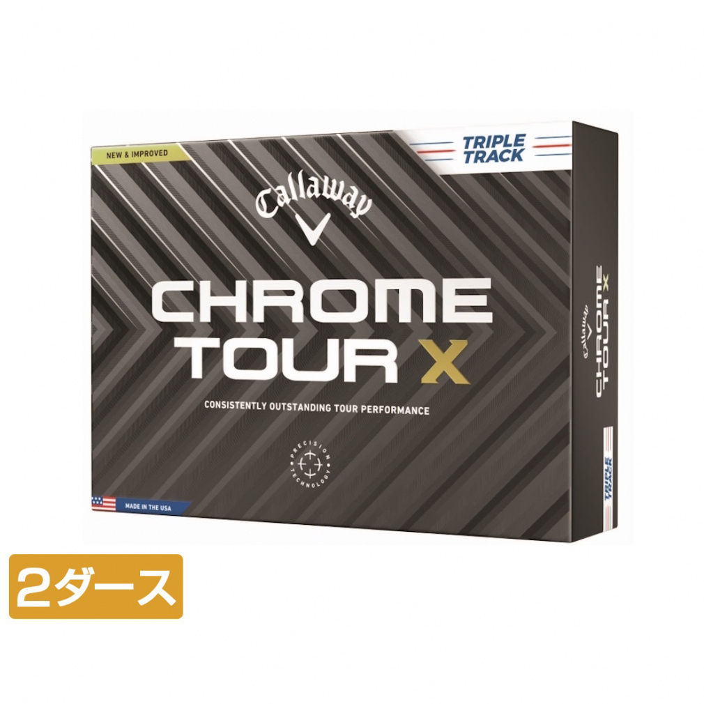 シルバー（970）ゴルフカップ（記念入り） 2ダース CHROME TOUR X 24 TRIPLE TRACK 7193108290｜Alpen Online