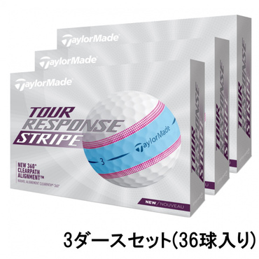 3ダース TMJ23 Tour Response STRIPE ブルーピンク N9506801