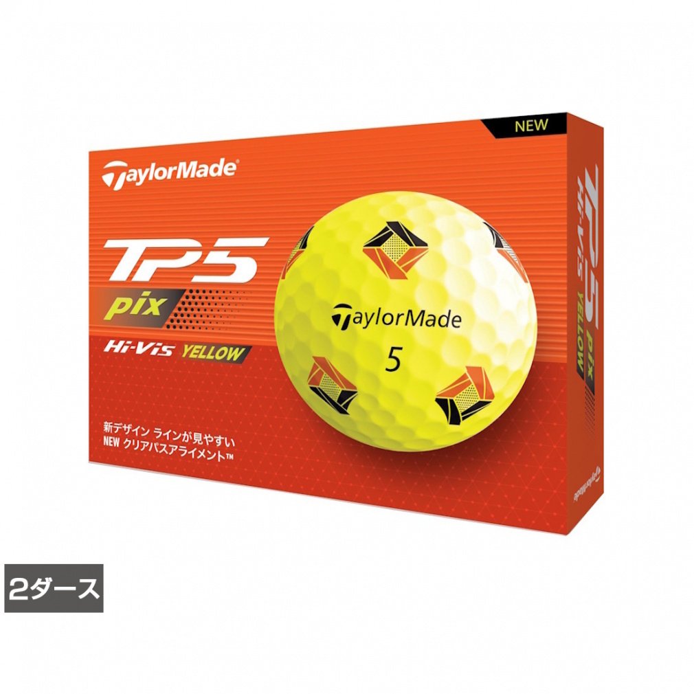 e[[Ch TMJ24 TP5 pix YLW CG[ (N9509001) 2_[X(24) St F TaylorMade