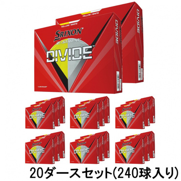 20ダース  ゼットスター 23 Z-STAR ディバイド W/Y ホワイトイエロー XV8DIVWY3