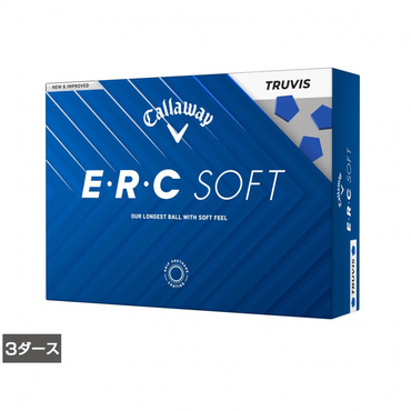 3ダース E・R・C SOFT 25 TRUVIS WHITE BLUE 7193548782