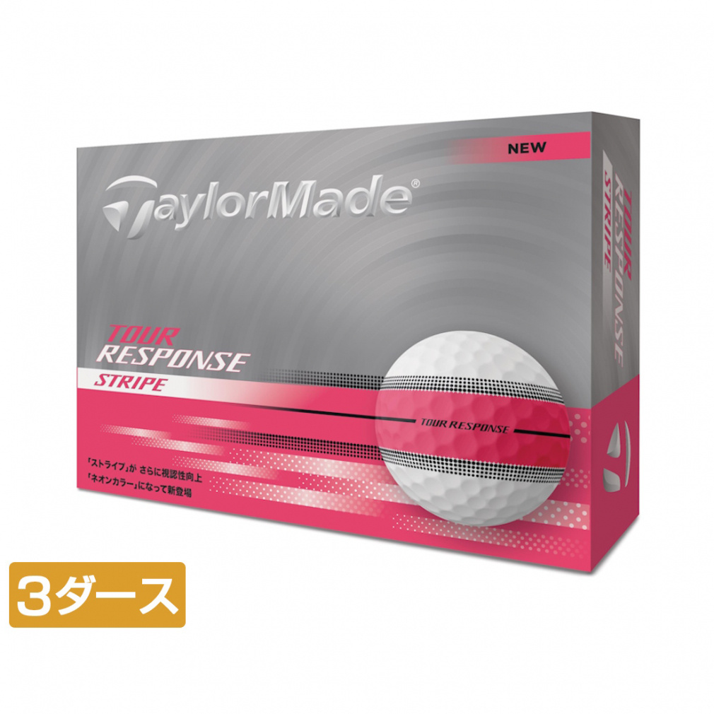 e[[Ch TOUR RESPONSE Stripe Pink cA[X|X XgCv sN (N9527701) 3_[X(36) St F TaylorMade