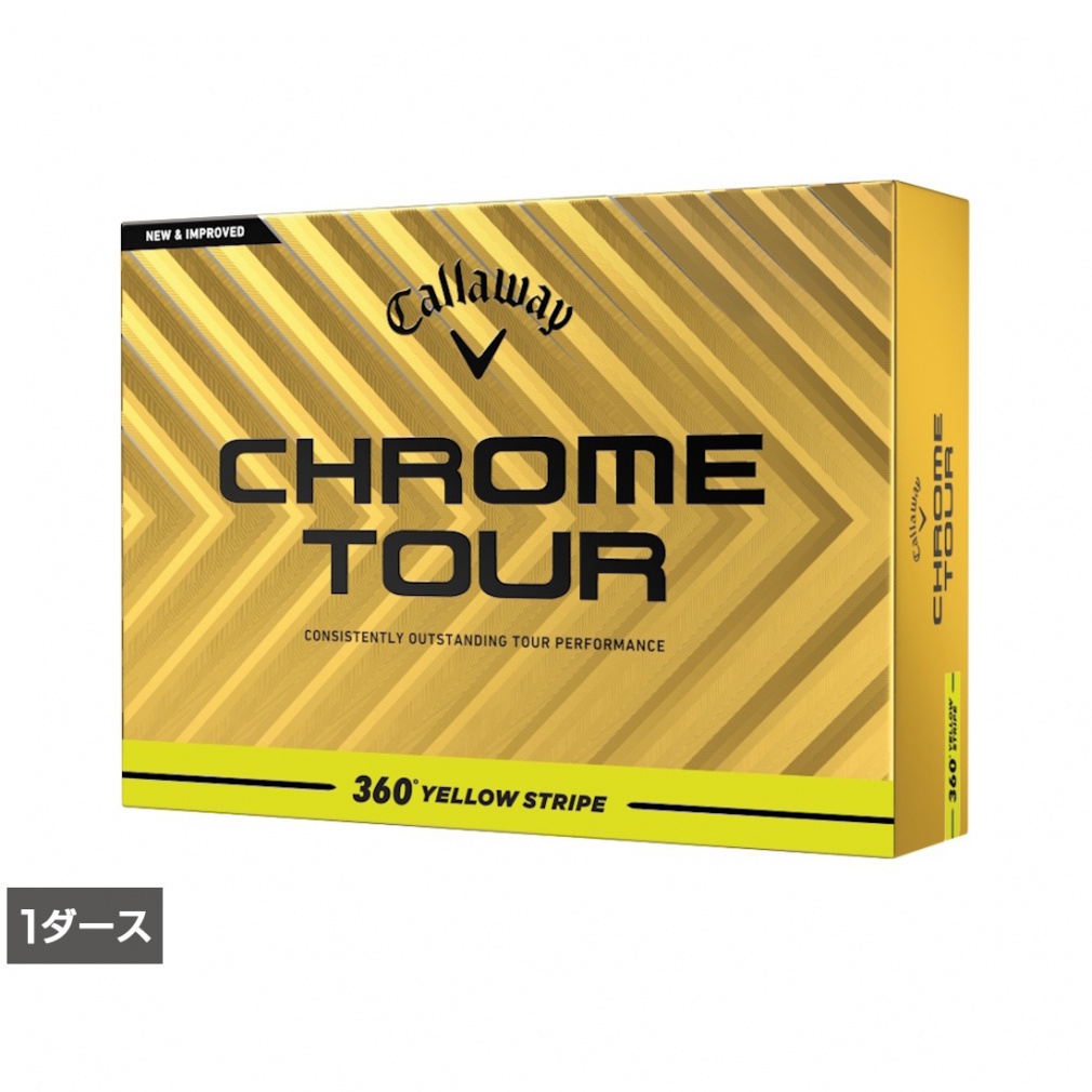 キャロウェイ CHROME TOUR 24 360 YELLOW STRIPE (7193711421) 1ダース