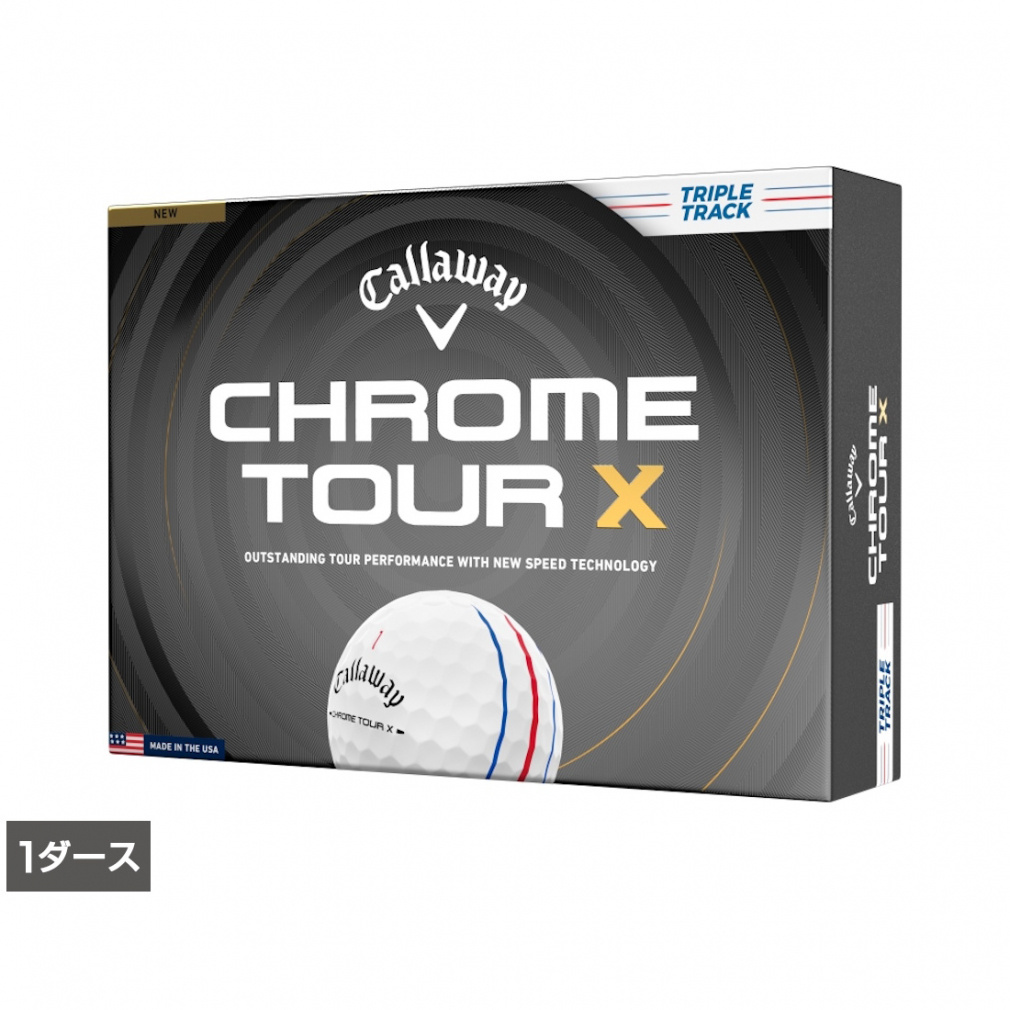 キャロウェイ CHROME TOUR X TRIPLE TRACK (7193811091) 1ダース(12球