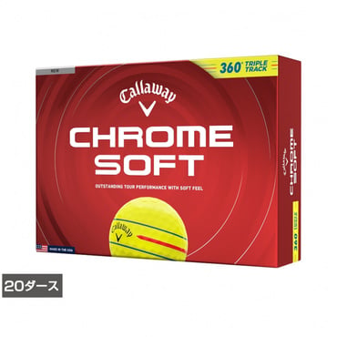キャロウェイ CHROME SOFT 360° TRIPLE TRACK イエロー (7193813064) 1