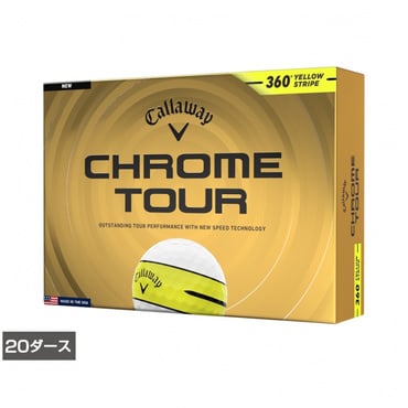 20ダース CHROME TOUR 360° YELLOW STRIPE 7193852544