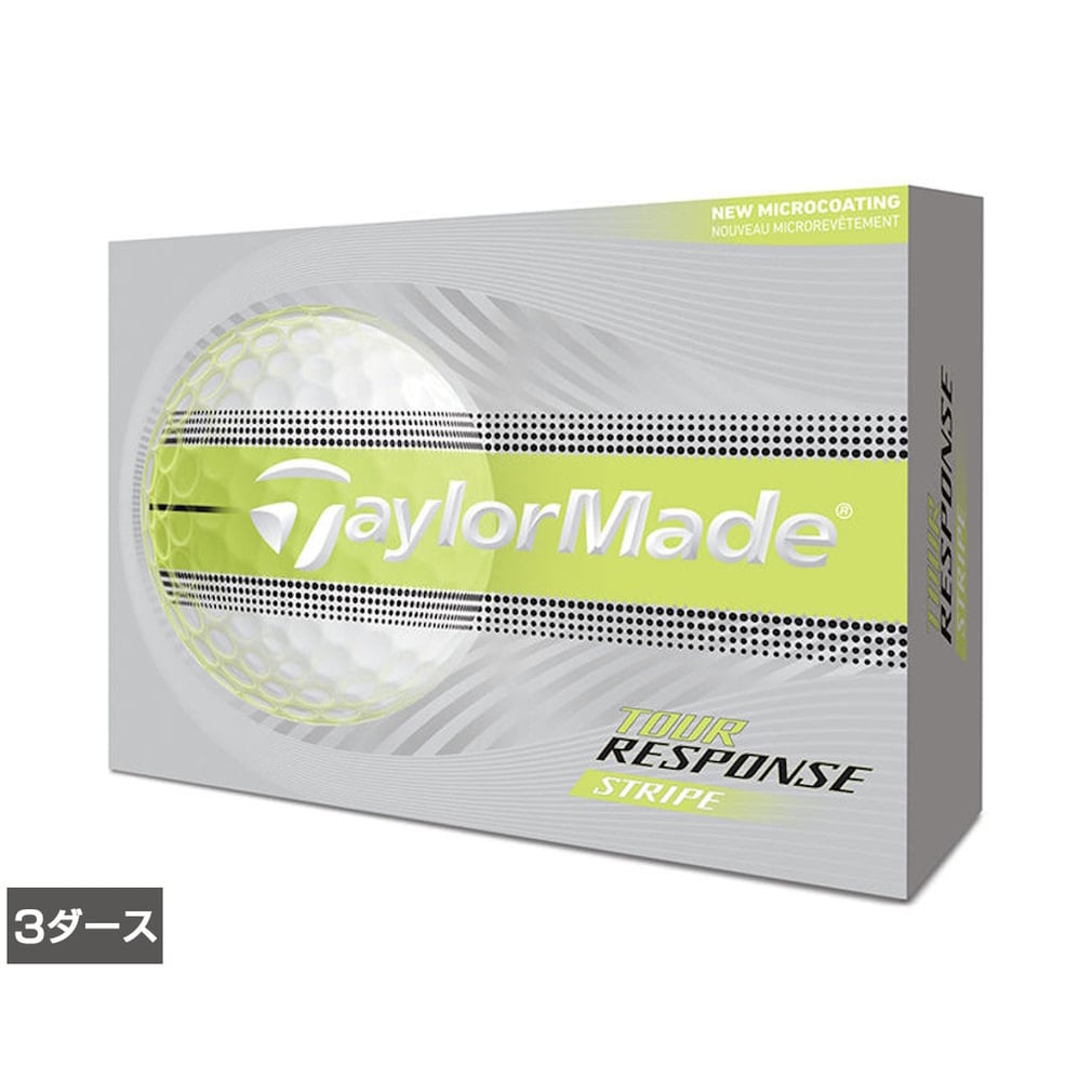 �e�[���[���C�h TM26 TOUR RESPONSE StripeYLW GLB (N3632901) 3�_�[�X(36����) �S���t ���F�� TaylorMade
