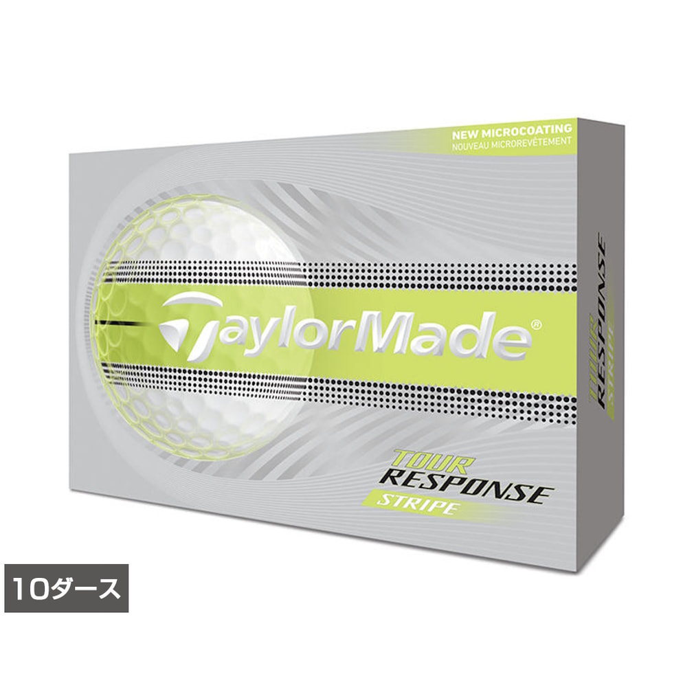 �e�[���[���C�h TM26 TOUR RESPONSE StripeYLW GLB (N3632901) 10�_�[�X(120����) �S���t ���F�� TaylorMade
