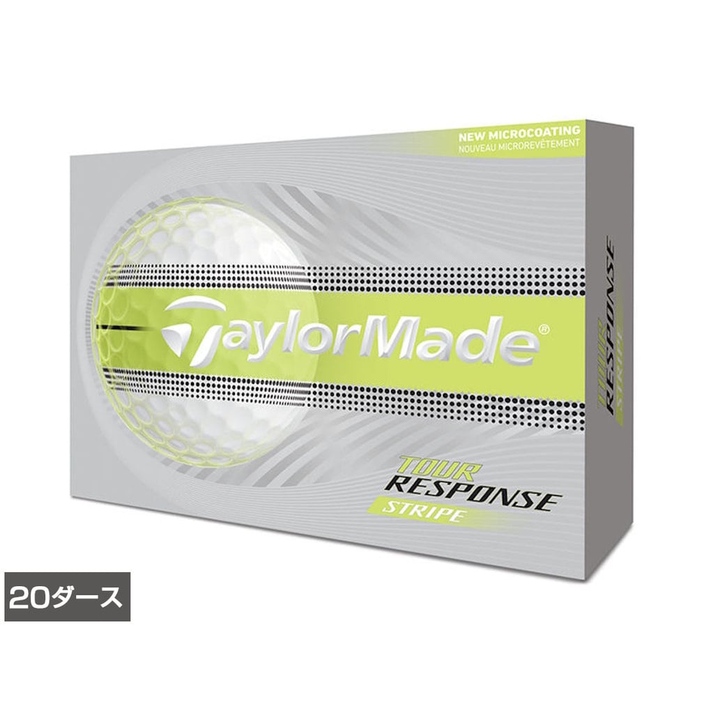 �e�[���[���C�h TM26 TOUR RESPONSE StripeYLW GLB (N3632901) 20�_�[�X(240����) �S���t ���F�� TaylorMade
