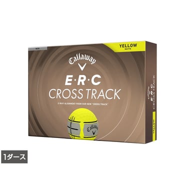 1ダース E・R・C CROSS TRACK イエローマットボール 7193953357