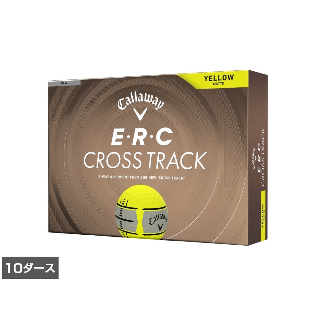 10ダース E・R・C CROSS TRACK イエローマットボール 7193953357(.-.)