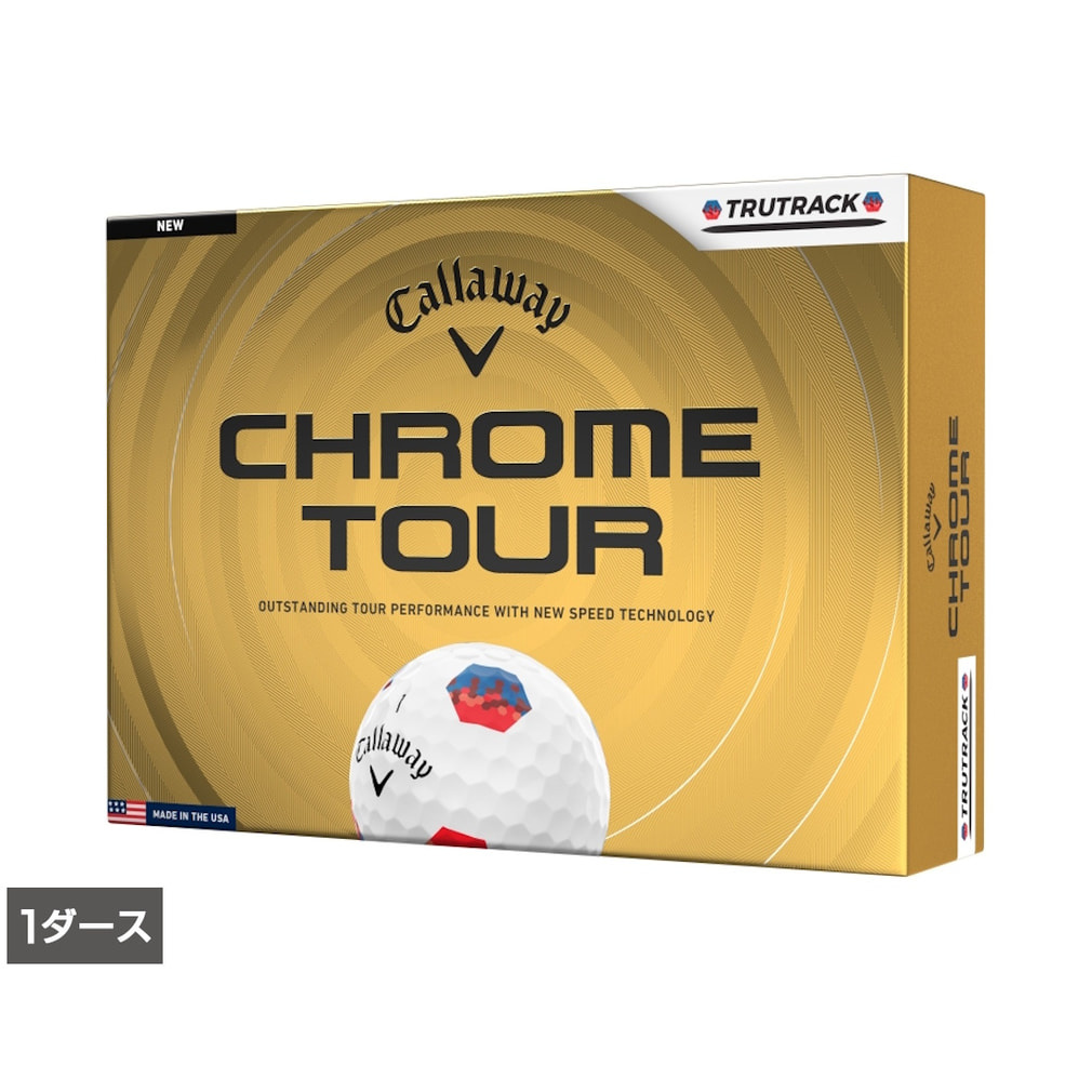キャロウェイ CHROME TOUR TRUTRACK ボール (7193799023) 1ダース(12球
