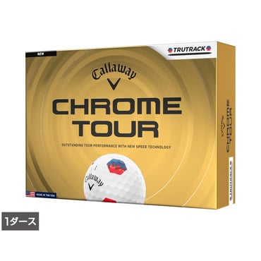キャロウェイ CHROME SOFT TRUTRACK ボール (7193813002) 1ダース(12球