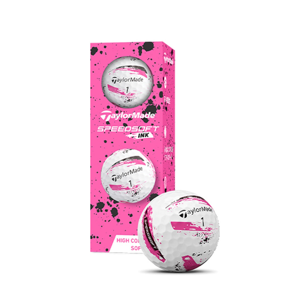 �e�[���[���C�h TMJ24 SpeedSoft INK PNK (N9522101) 1�X���[�u(3����) �S���t ���F�� TaylorMade