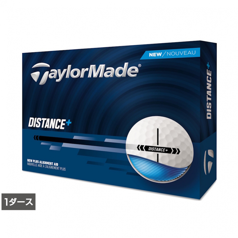 テーラーメイド TMJ25 Distance ＋ 1ダース(12球入) ゴルフ 公認球